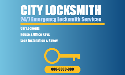Custom Car Magnets Multiple Sizes City Locksmith