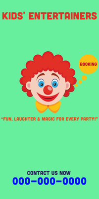 Custom Car Magnets Multiple Sizes Clown Booking
