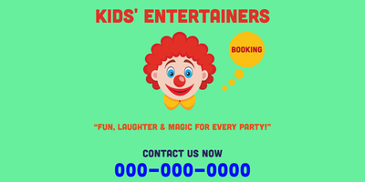 Custom Car Magnets Multiple Sizes Clown Booking