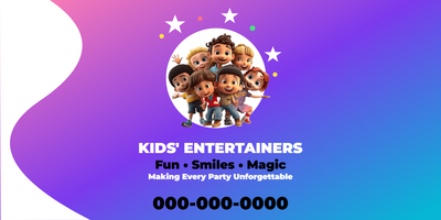 Custom Car Magnets Multiple Sizes Kid's Entertainers