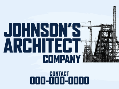 Custom Outdoor Yard Signs Multiple Sizes Architect Company