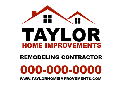 Custom Outdoor Yard Signs Multiple Sizes Home Improvements
