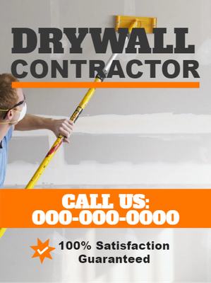 Custom Outdoor Yard Signs Multiple Sizes Drywall Contractor