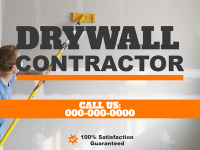 Custom Outdoor Yard Signs Multiple Sizes Drywall Contractor