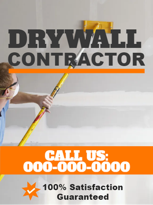 Custom Outdoor Yard Signs Multiple Sizes Drywall Contractor
