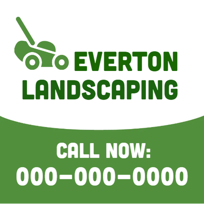 Custom Outdoor Yard Signs Multiple Sizes Everton Landscaping