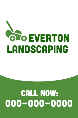 Custom Outdoor Yard Signs Multiple Sizes Everton Landscaping