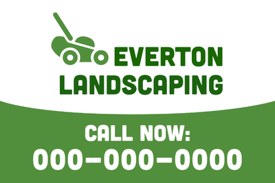 Custom Outdoor Yard Signs Multiple Sizes Everton Landscaping