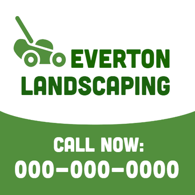Custom Outdoor Yard Signs Multiple Sizes Everton Landscaping
