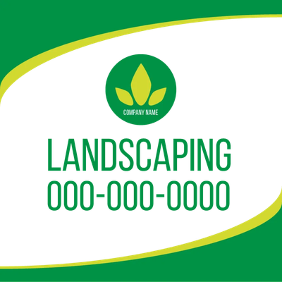 Custom Outdoor Yard Signs Multiple Sizes Landscaping