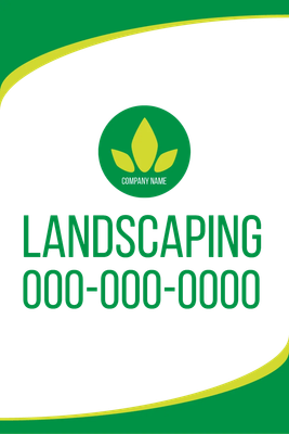 Custom Outdoor Yard Signs Multiple Sizes Landscaping