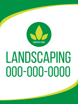 Custom Outdoor Yard Signs Multiple Sizes Landscaping