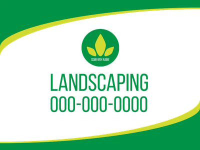 Custom Outdoor Yard Signs Multiple Sizes Landscaping