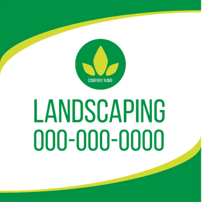 Custom Outdoor Yard Signs Multiple Sizes Landscaping