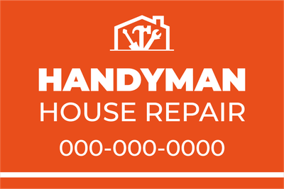 Custom Outdoor Yard Signs Multiple Sizes Handyman House Repair