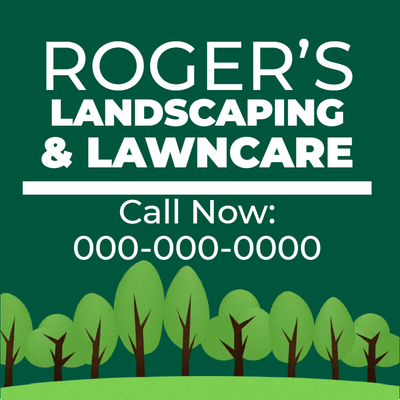 Custom Outdoor Yard Signs Multiple Sizes Landscaping Lawn Care