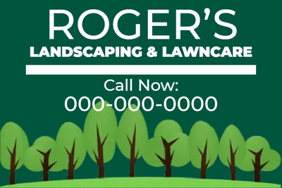 Custom Outdoor Yard Signs Multiple Sizes Landscaping Lawn Care