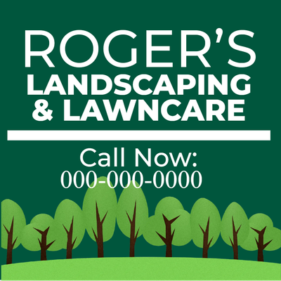 Custom Outdoor Yard Signs Multiple Sizes Landscaping Lawn Care