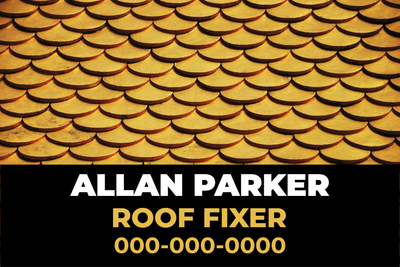 Custom Outdoor Yard Signs Multiple Sizes Roof Fixer