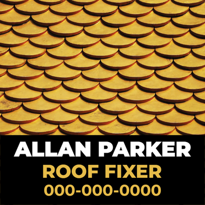 Custom Outdoor Yard Signs Multiple Sizes Roof Fixer