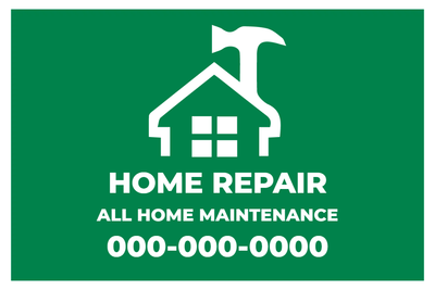 Custom Outdoor Yard Signs Multiple Sizes Home Repair