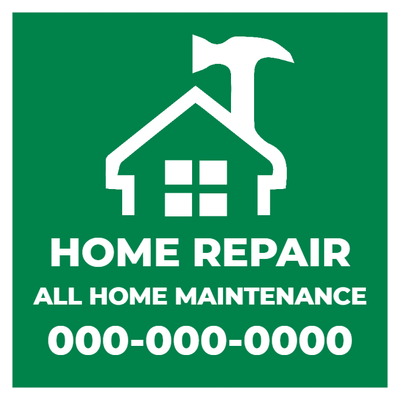 Custom Outdoor Yard Signs Multiple Sizes Home Repair