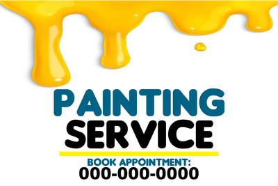 Custom Outdoor Yard Signs Multiple Sizes Painting Service
