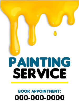 Custom Outdoor Yard Signs Multiple Sizes Painting Service