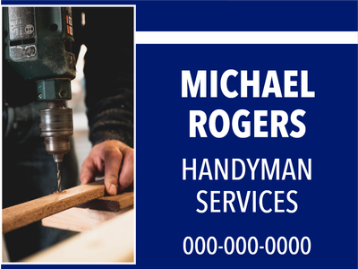 Custom Outdoor Yard Signs Multiple Sizes Handyman Services