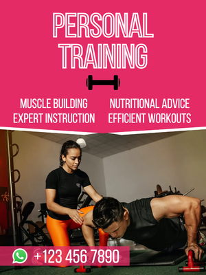 Custom Outdoor Yard Signs Multiple Sizes Personal Training