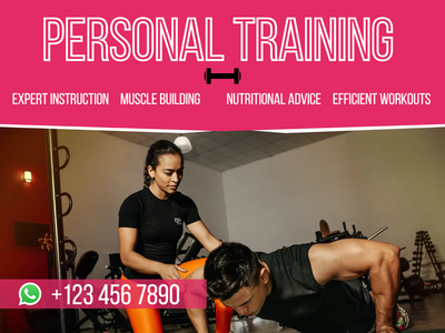 Custom Outdoor Yard Signs Multiple Sizes Personal Training