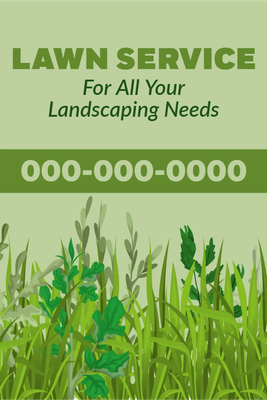 Custom Outdoor Yard Signs Multiple Sizes Lawn Service