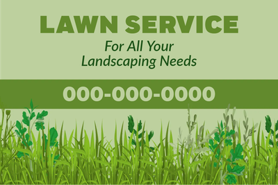 Custom Outdoor Yard Signs Multiple Sizes Lawn Service