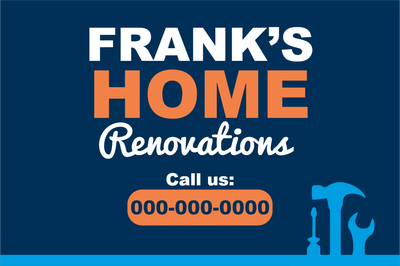Custom Outdoor Yard Signs Multiple Sizes Home Renovation