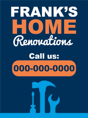 Custom Outdoor Yard Signs Multiple Sizes Home Renovation
