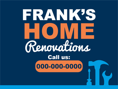 Custom Outdoor Yard Signs Multiple Sizes Home Renovation