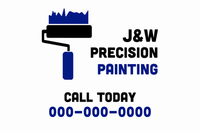 Custom Outdoor Yard Signs Multiple Sizes Precision Painting