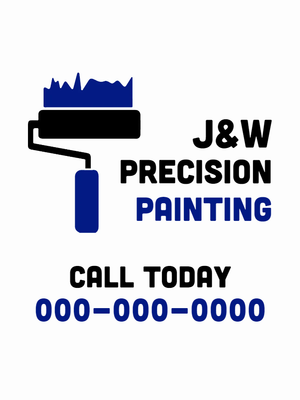 Custom Outdoor Yard Signs Multiple Sizes Precision Painting