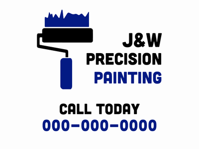 Custom Outdoor Yard Signs Multiple Sizes Precision Painting