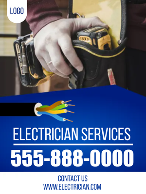 Custom Outdoor Yard Signs Multiple Sizes Electrician Services