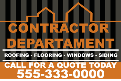 Custom Outdoor Yard Signs Multiple Sizes Flooring Windows