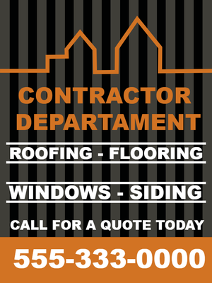 Custom Outdoor Yard Signs Multiple Sizes Flooring Windows