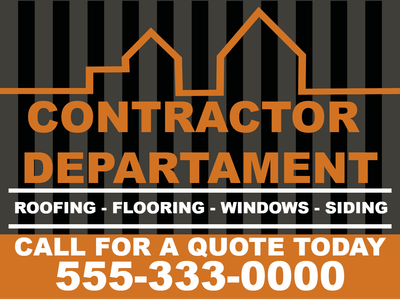 Custom Outdoor Yard Signs Multiple Sizes Flooring Windows