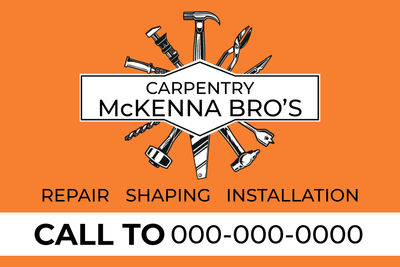 Custom Outdoor Yard Signs Multiple Sizes Carpentry Services