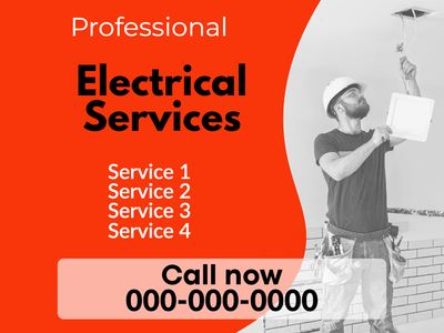 Custom Outdoor Yard Signs Multiple Sizes Professional Electrical Services