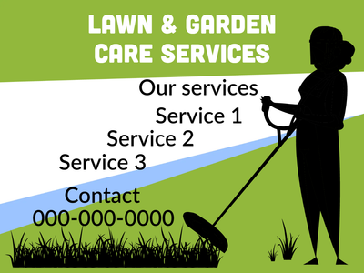 Custom Outdoor Yard Signs Multiple Sizes Lawn Garden