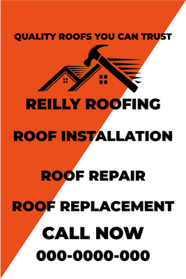 Custom Outdoor Yard Signs Multiple Sizes Roof Installation