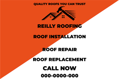 Custom Outdoor Yard Signs Multiple Sizes Roof Installation