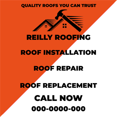 Custom Outdoor Yard Signs Multiple Sizes Roof Installation