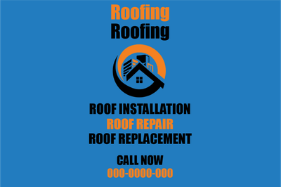Custom Outdoor Yard Signs Multiple Sizes Roof Replacement